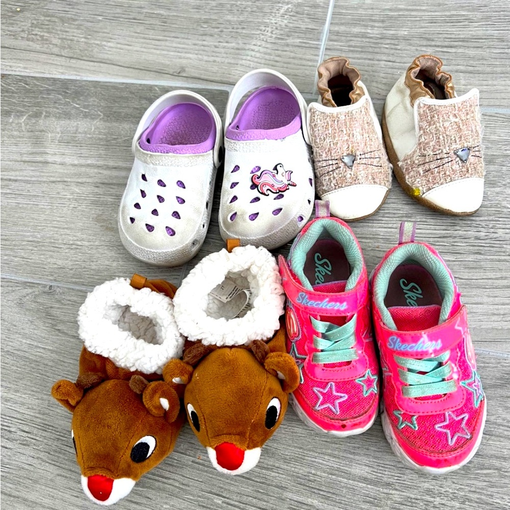 Bundle of shoes for a toddler